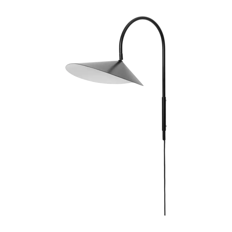 Applique murale noire orientable Arum - Ferm Living