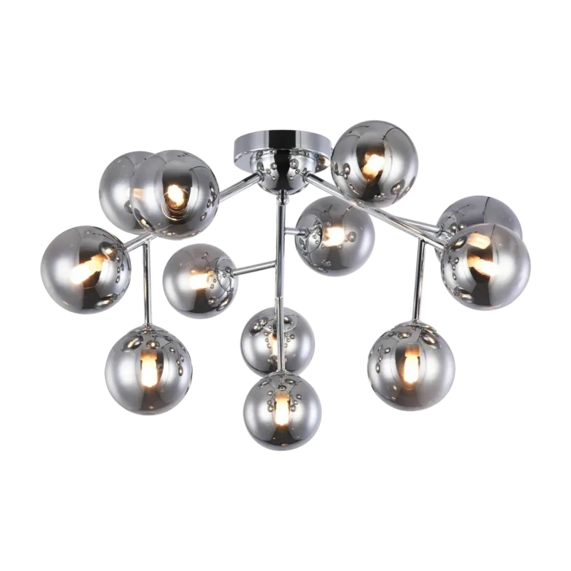 Plafonnier en métal chromé 60 cm Dallas - Maytoni