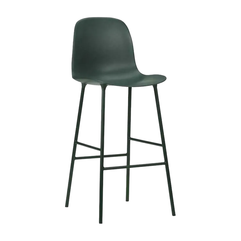 Chaise de bar en acier et pp vert 65 cm Form - Normann Copenhagen