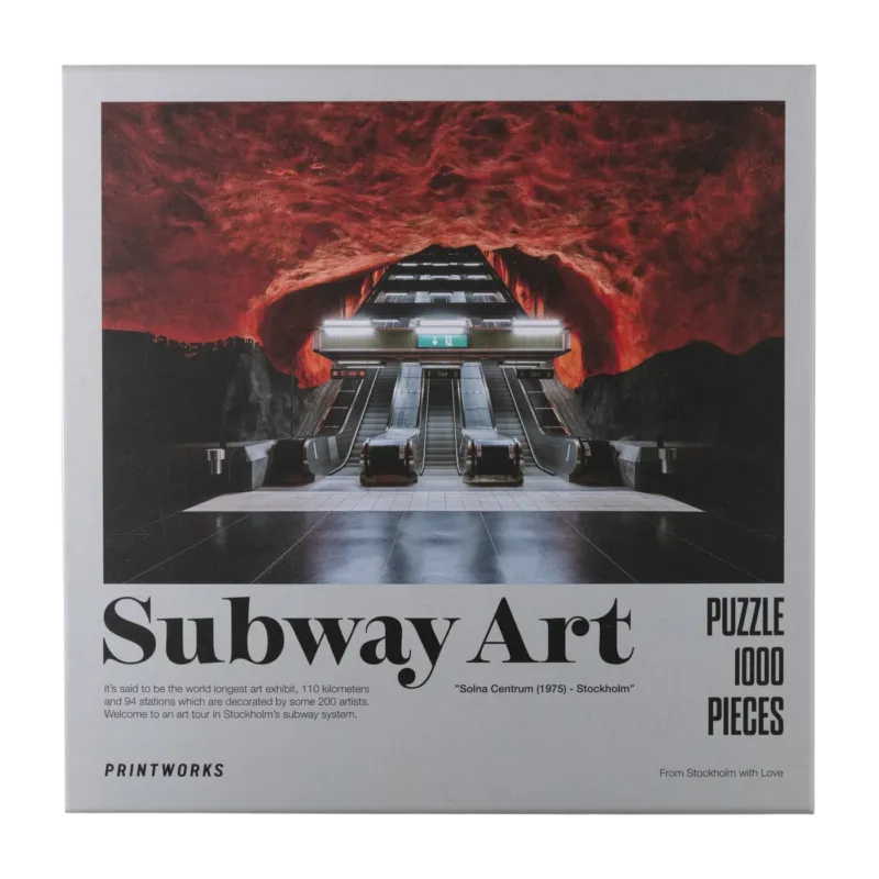 Puzzle subway art fire 1000 pièces - Printworks