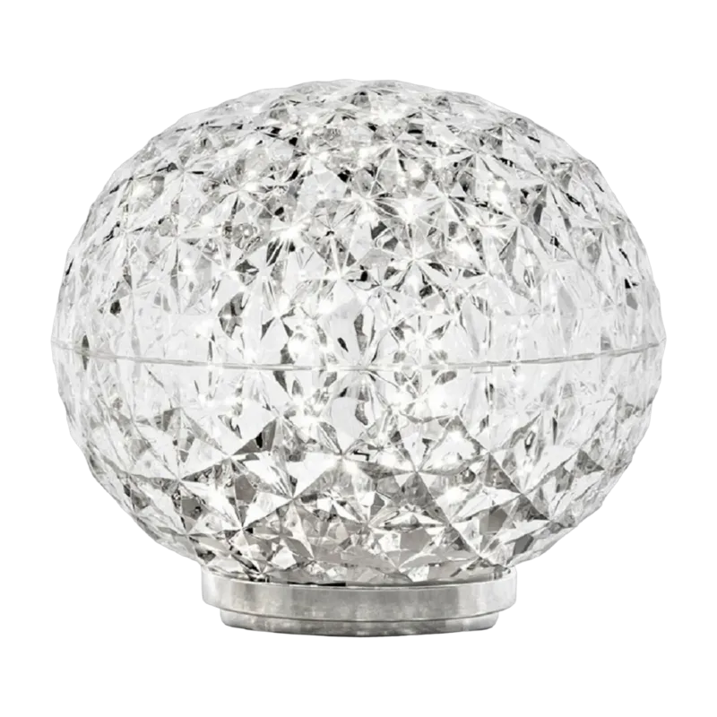 Lampe de table sans fil transparente Mini Planet - Kartell