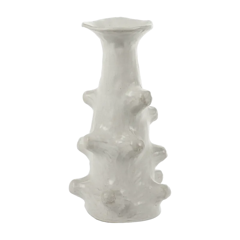Vase en grès blanc L BILLY 03 - Serax