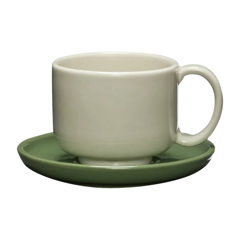 Tasse en poudre de pierre verte Amare - Hübsch