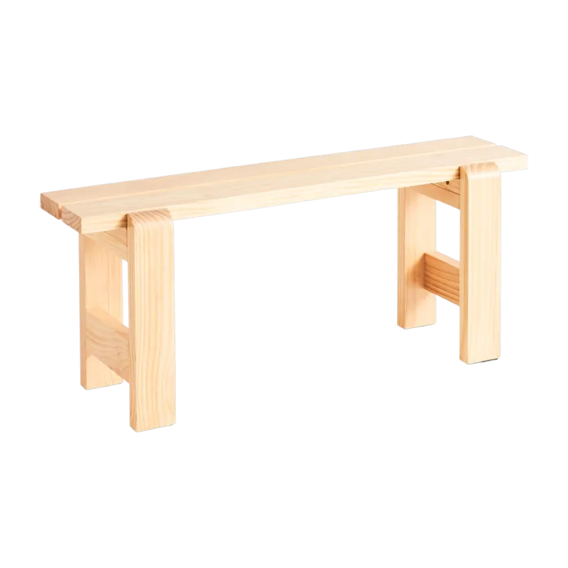 Banc en pin laqué 111 x 23 x 45 cm Weekday - Hay