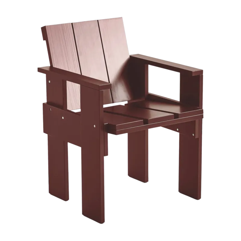 Chaise d'extérieur en pin Iron red Crate - Hay