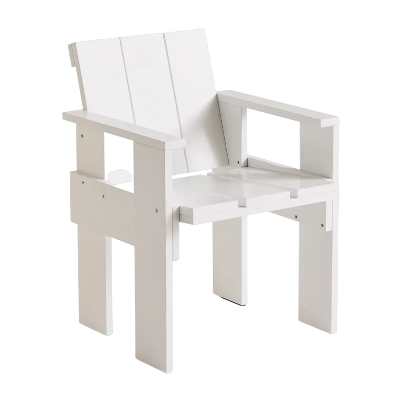 Chaise d'extérieur en pin blanche Crate - Hay