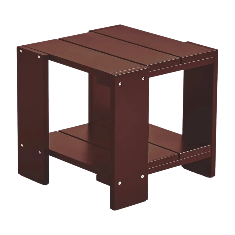 Table d'appoint d'extérieur en pin Iron red Crate - Hay