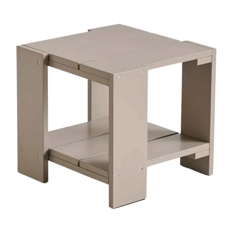 Table d'appoint d'extérieur en pin London fog Crate - Hay