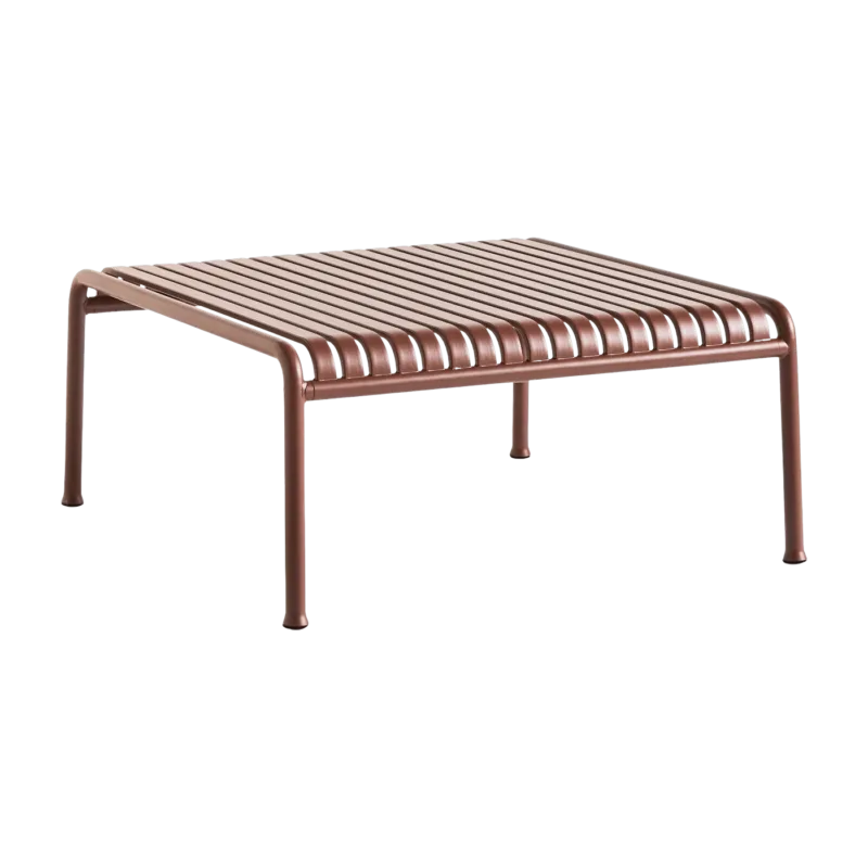Table basse d'extérieur en rouge Palissade - Hay