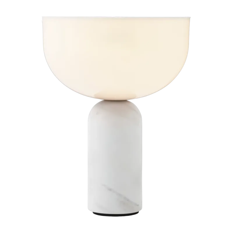 Lampe portable en marbre blanc 24 cm Kizu - New Works
