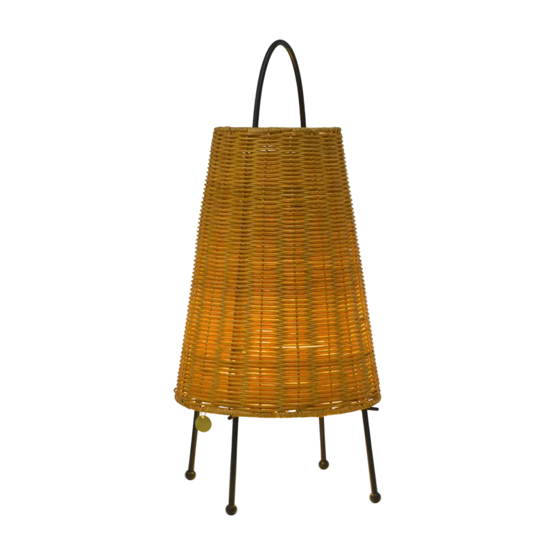 Lampe sans fil en rotin tressé 25 x 50 cm Porti - Ferm Living