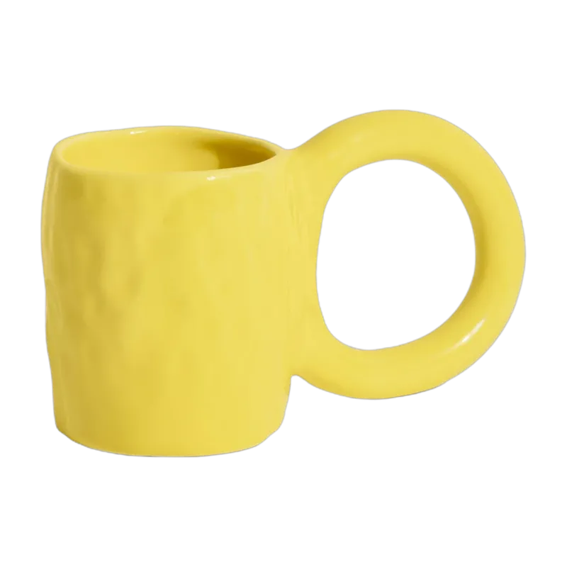 Mug en faïence citron 9 cm Donut - Petite Friture
