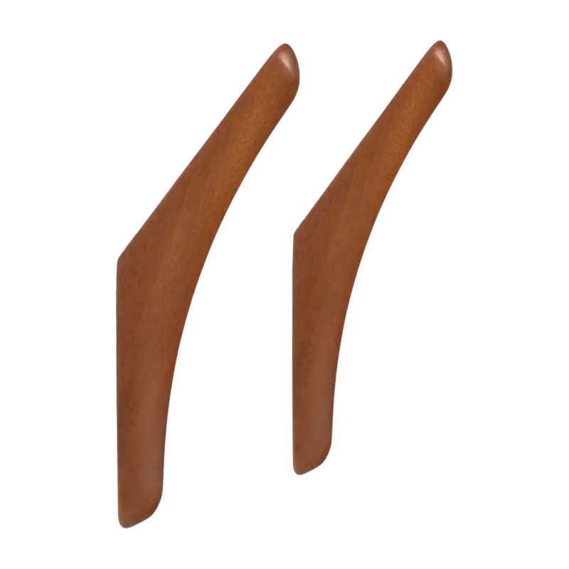 Set de 2 porte-manteaux en acajou massif PI - Ethnicraft Accessories