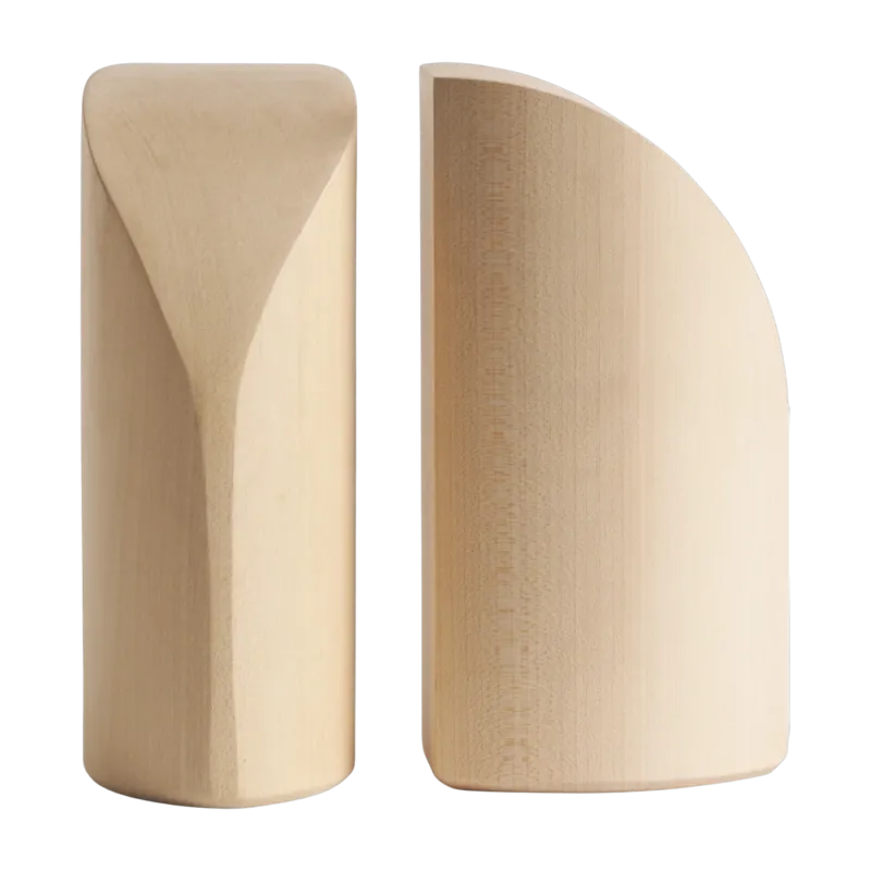 Set de 2 serre-livres en sycomore massif PI - Ethnicraft Accessories