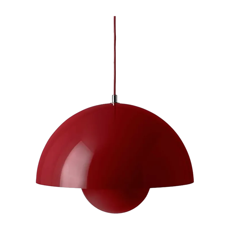 Suspension vermilion red Flowerpot VP1 - &tradition