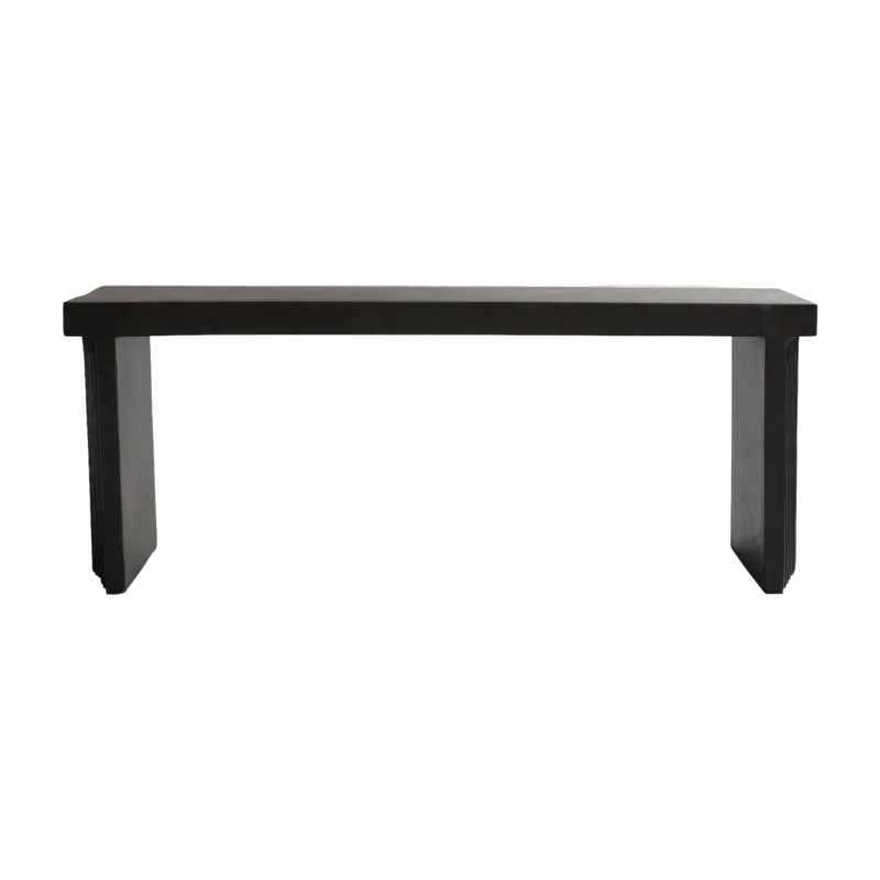 Banc en béton noir café 120 x 35 cm Arc - 101 Copenhagen