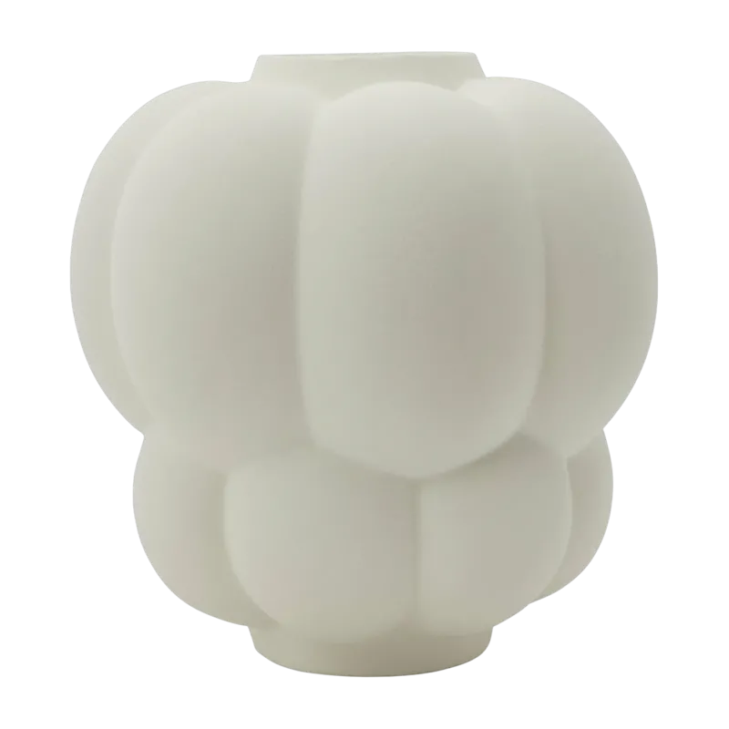 Vase en grès crème 28 x 26 cm Uva M - AYTM