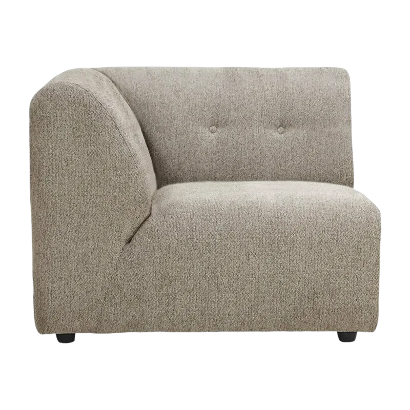 Module d'angle gauche beige Vint - HKliving