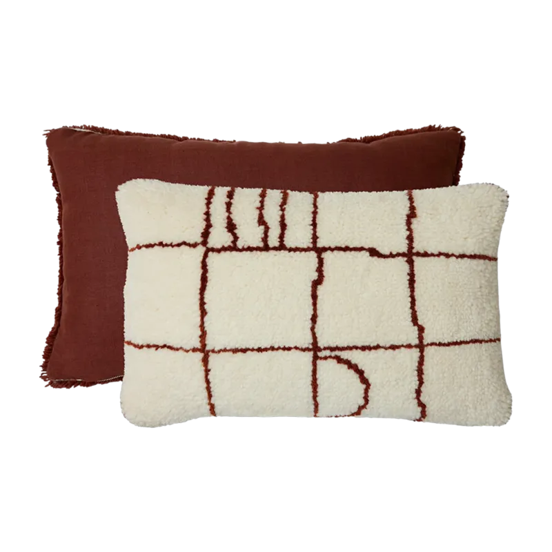 Coussin en laine double face 60 x 40 cm Easy - HKliving