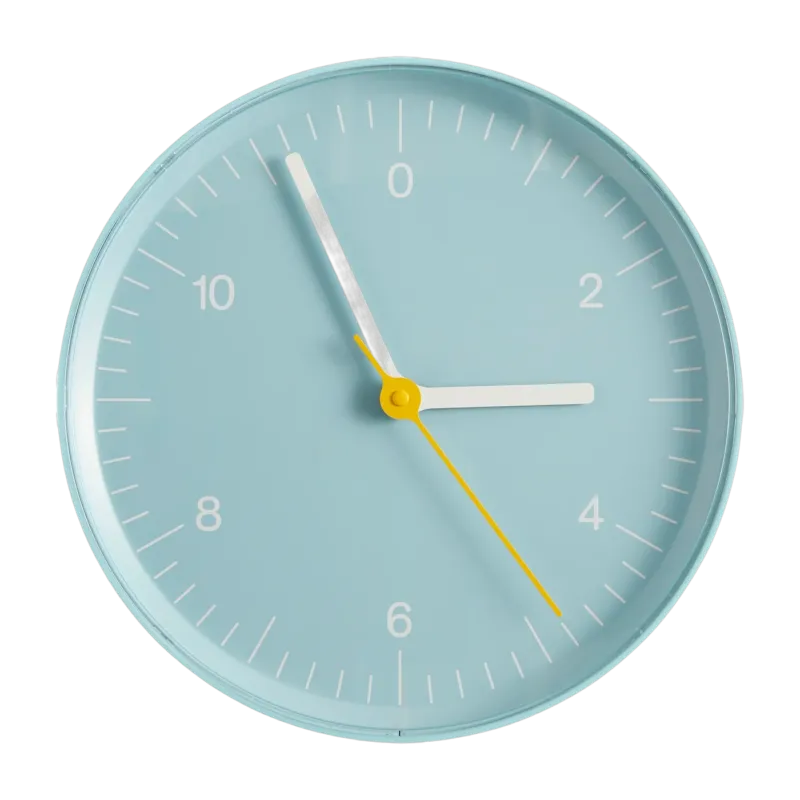 Horloge murale bleu 26 cm - HAY