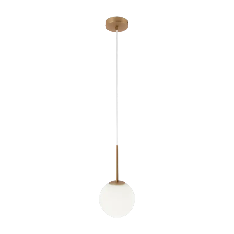 Suspension en verre et métal doré Basic form - Maytoni