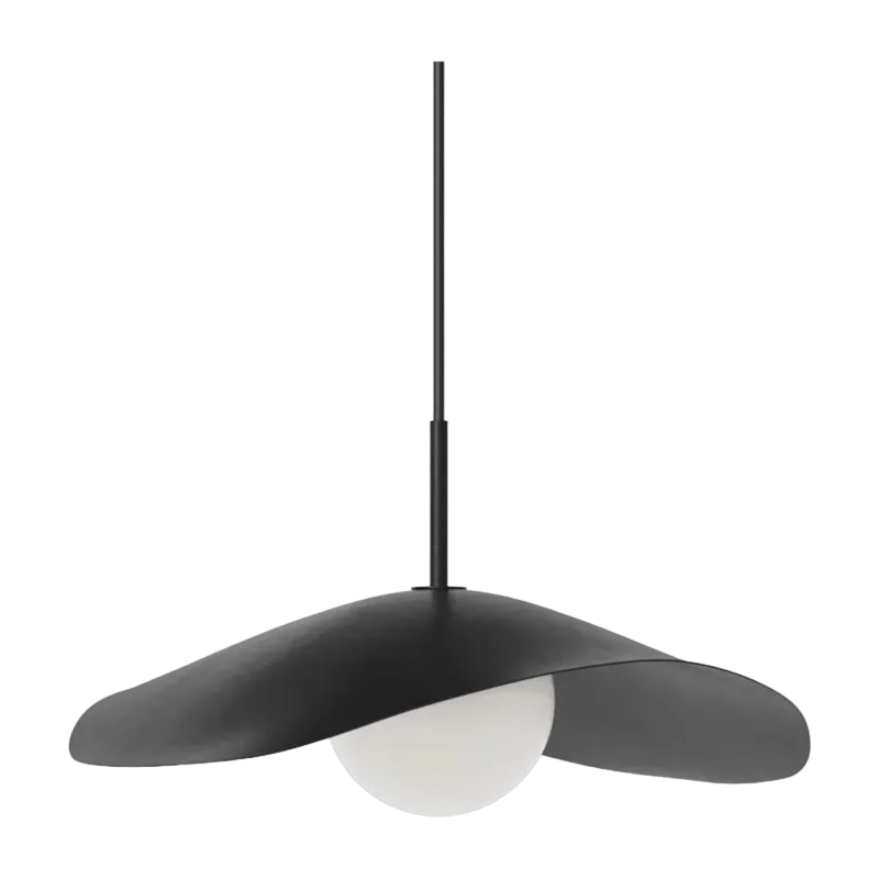 Suspension en aluminium noir 40 cm Fuji - NORR11
