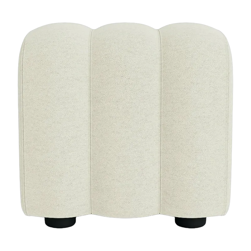 Pouf en tissu barnum bouclé 24 Studio - NORR11