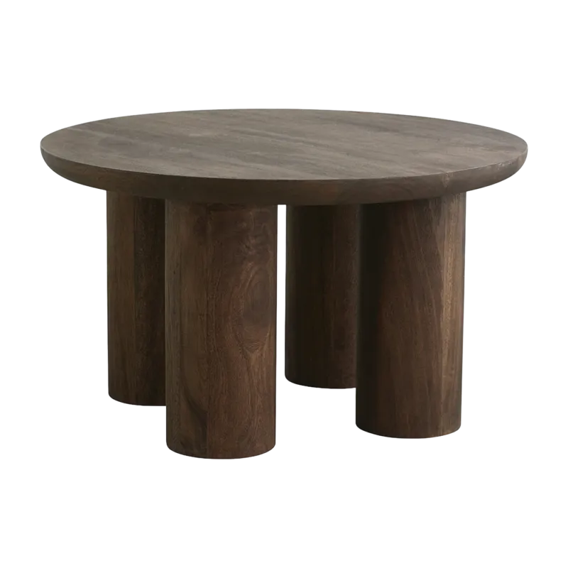 Table basse en bois de manguier marron 40 x 70 cm Helin - Nordal