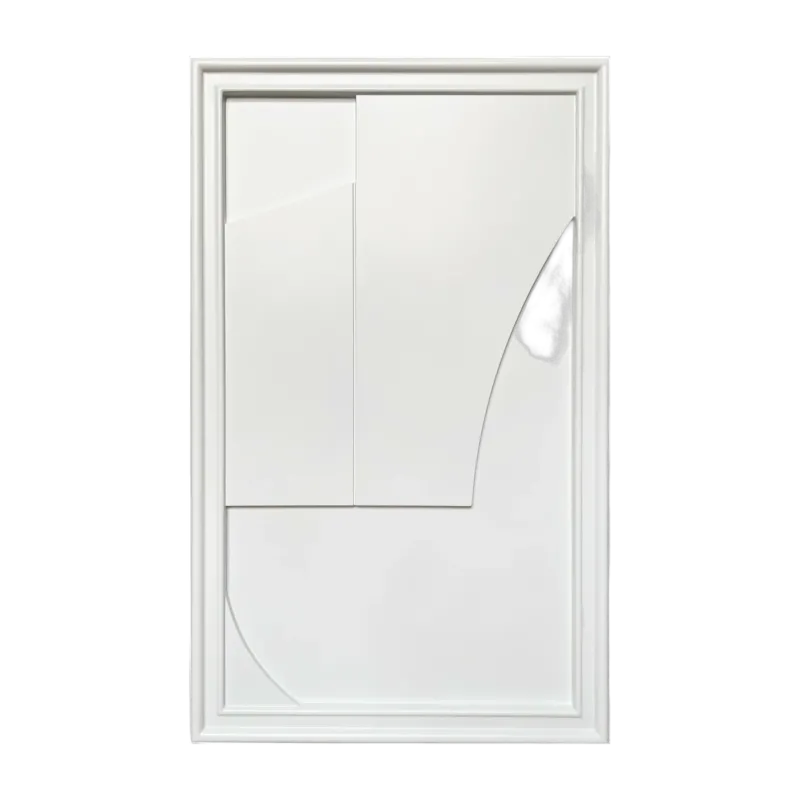 Tableau en bois blanc 80 cm Verge - Likya