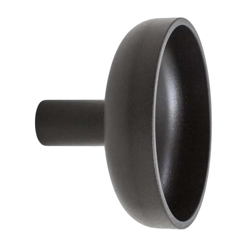 Patère murale en métal noir 9 cm Hook - Hem