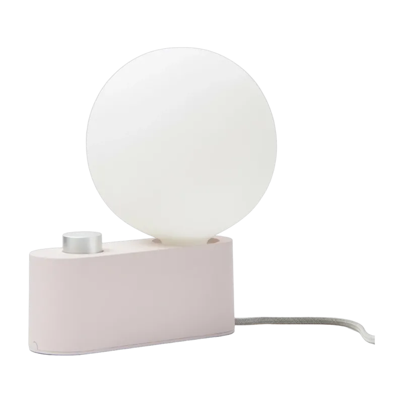 Lampe à poser en aluminium rose pâle 22 x 15 cm Alumina - Tala