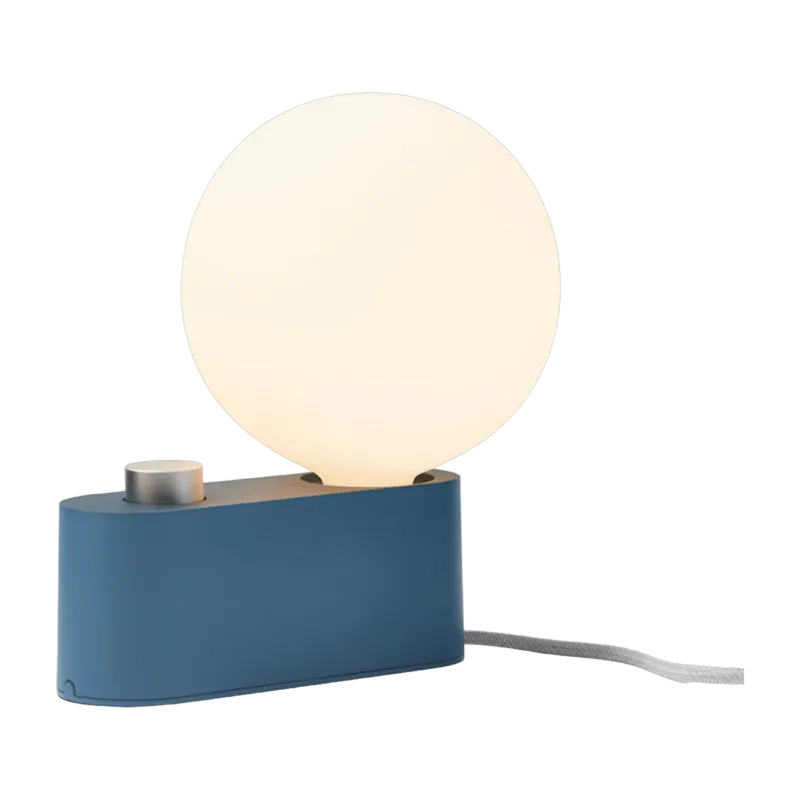 Lampe à poser en aluminium bleu saphire 22 x 15 cm Alumina - Tala