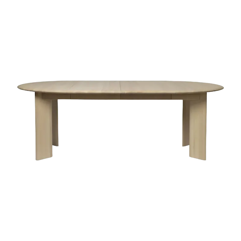 Table à rallonge en hêtre beige 2 places Bevel - Ferm Living