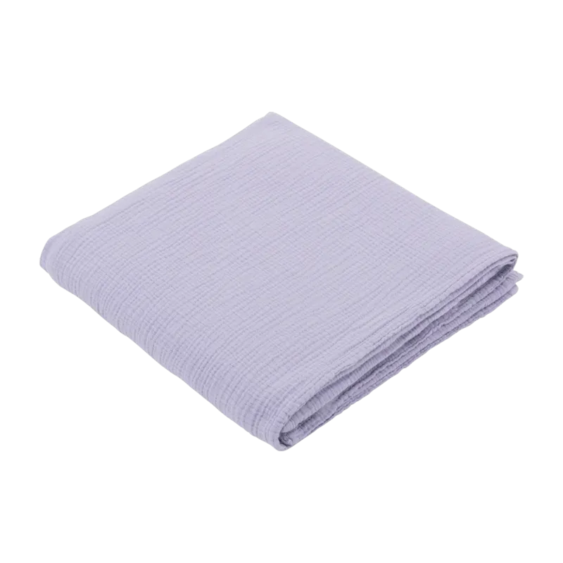Lange en gaze de coton 90 x 90 cm lavande Les Petits - The Cool Republic