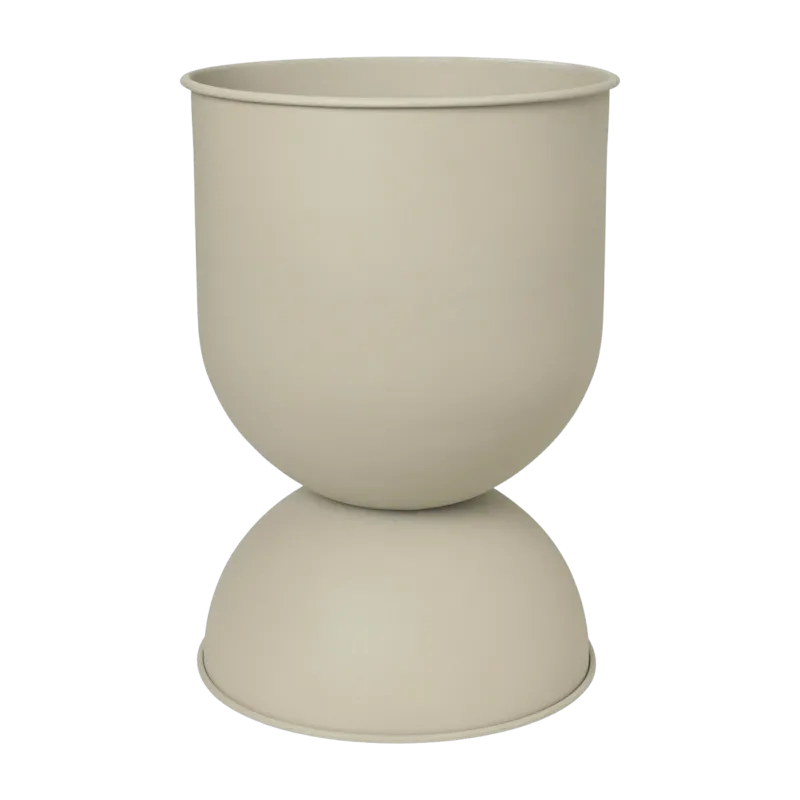 Cache-pot beige Hourglass M - Ferm Living