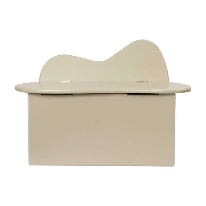 Banc en bois beige 75x38x51cm Slope - Ferm Living