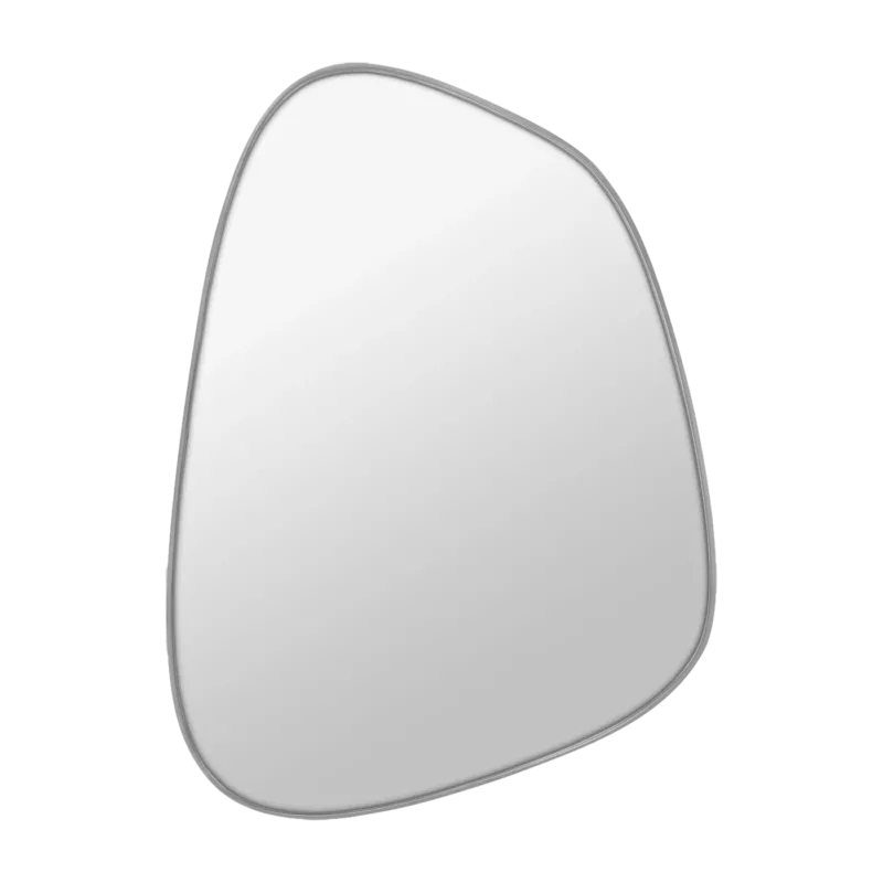 Miroir avec cadre gris 55 x 77 cm Figura - Mette Ditmer