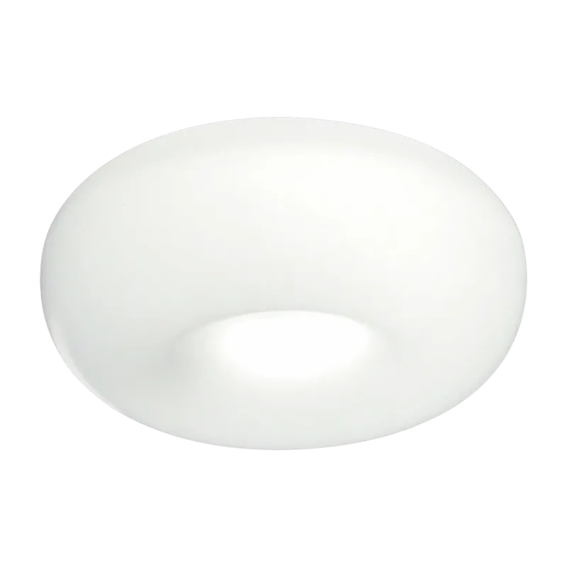 Plafonnier en aluminium blanc 32 x 12 cm Pouff- Martinelli Luce