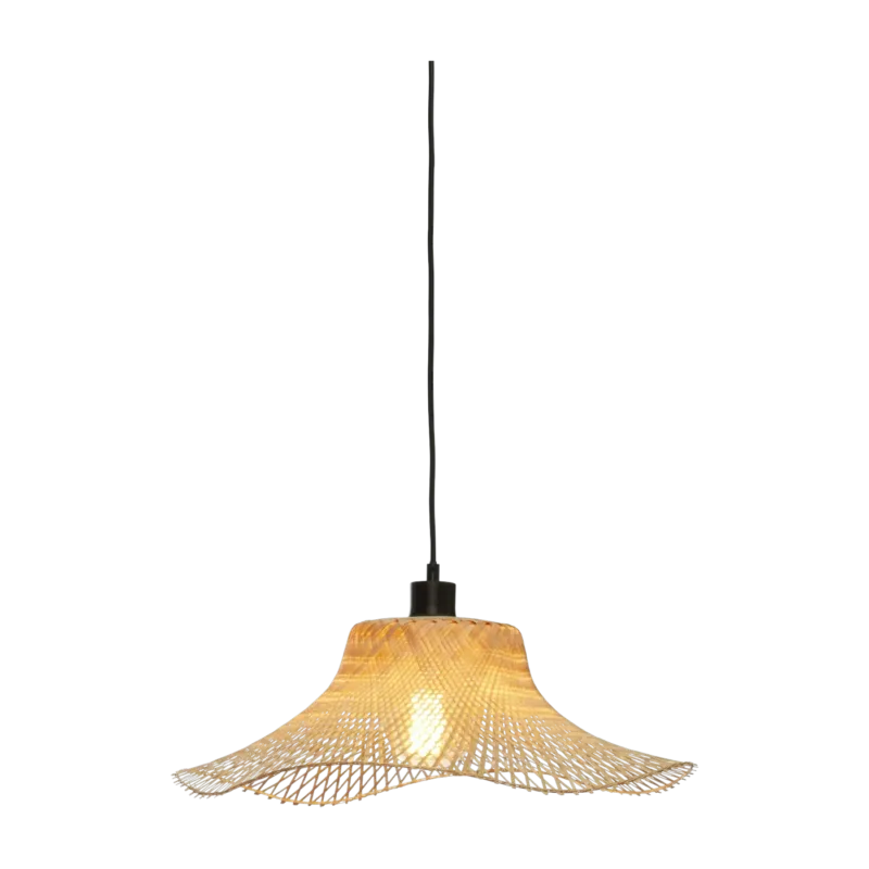 Suspension ondulée en bambou naturel 50x15 cm Ibiza - Good & Mojo