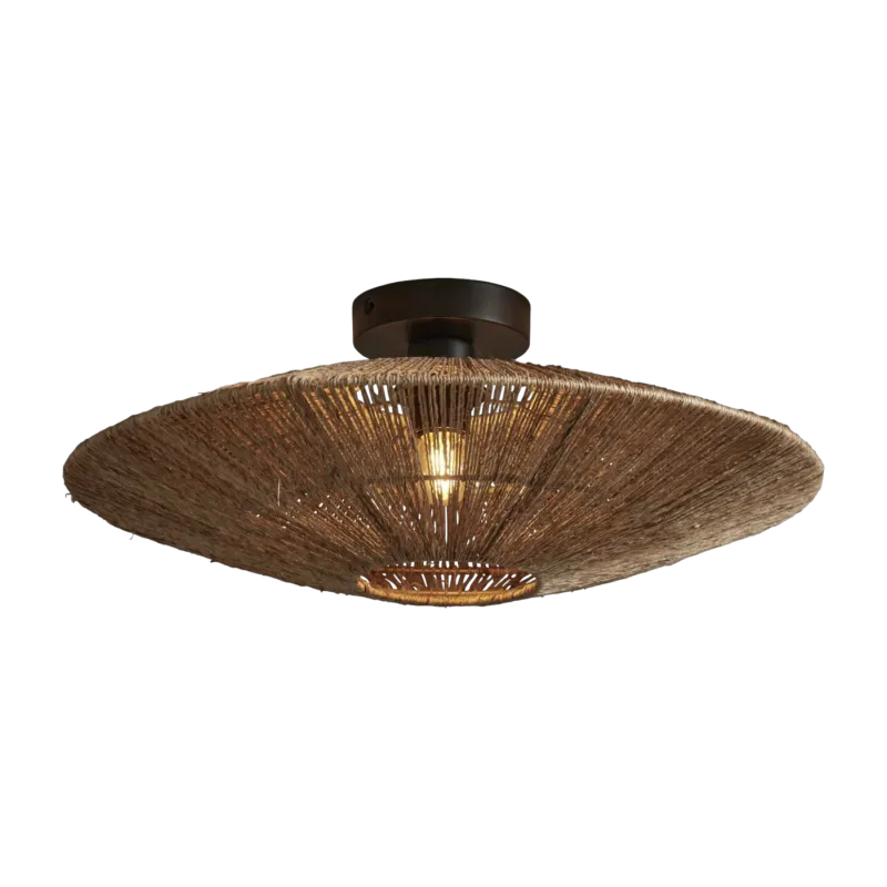 Plafonnier en bambou naturel 55x14 cm Iguazu - Good & Mojo