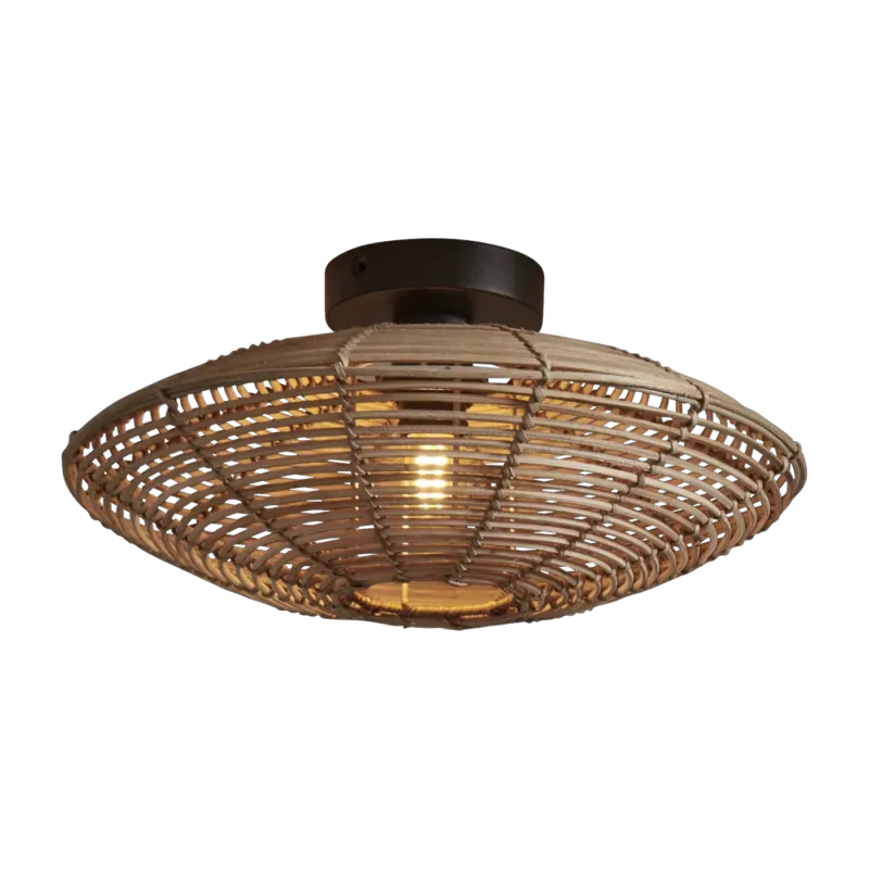 Plafonnier en rotin naturel 40x10 cm Tanami - Good & Mojo