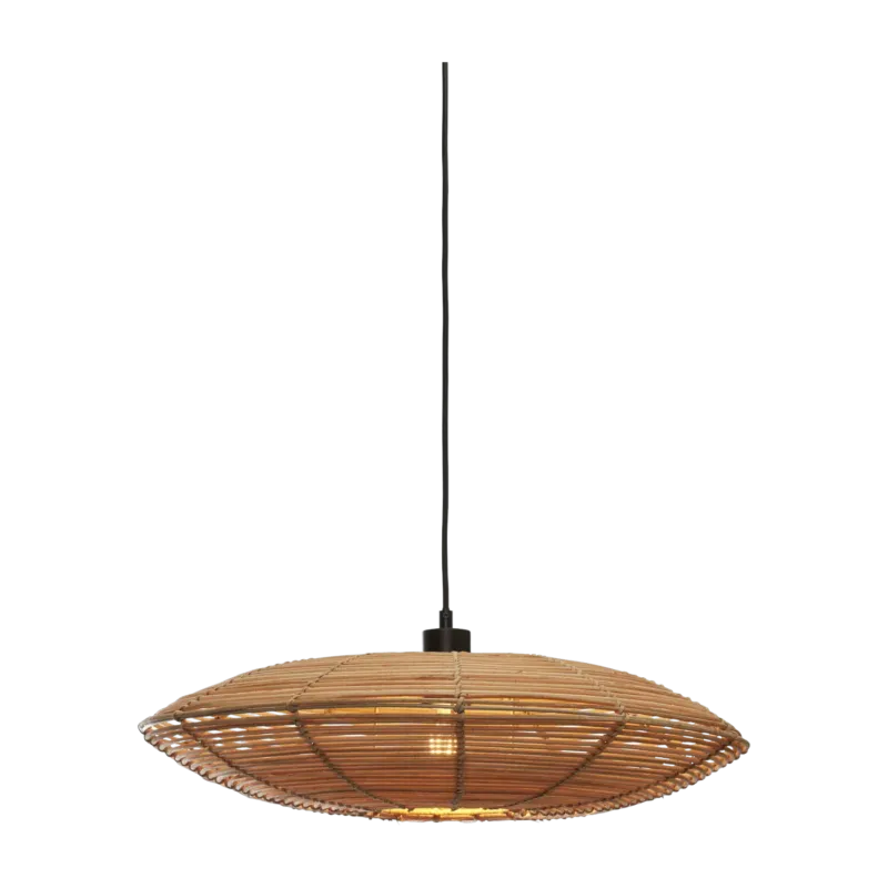 Suspension ronde en rotin naturel 55x14 cm Tanami - Good & Mojo
