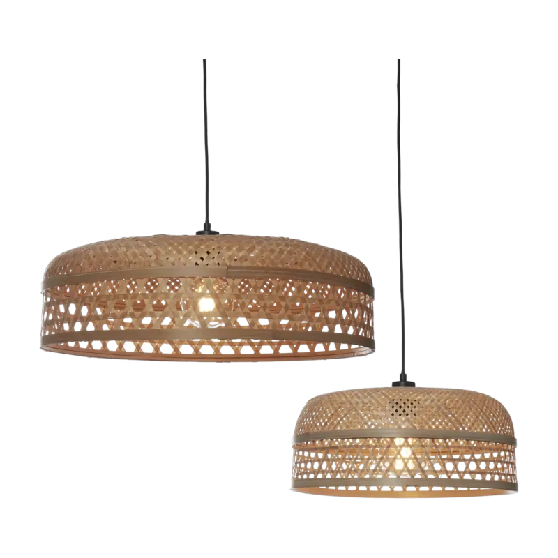 2 Suspensions en bambou naturel 60/40 cm Ubud - Good & Mojo