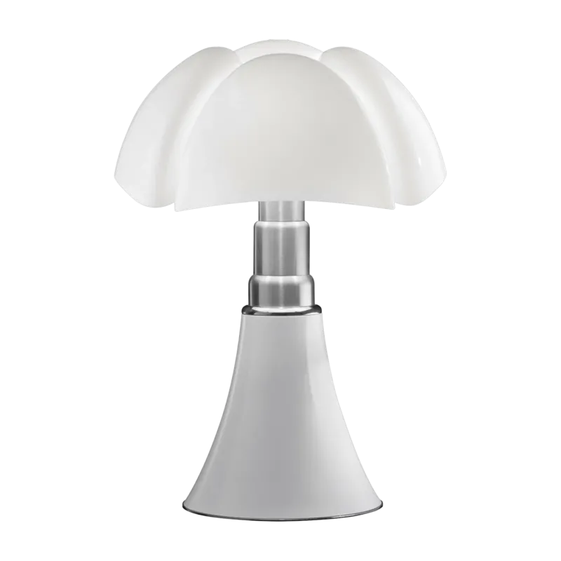 Lampe dimmable en acier inox blanc 40 x 62 cm Pipistrello Med - Martinelli Luce