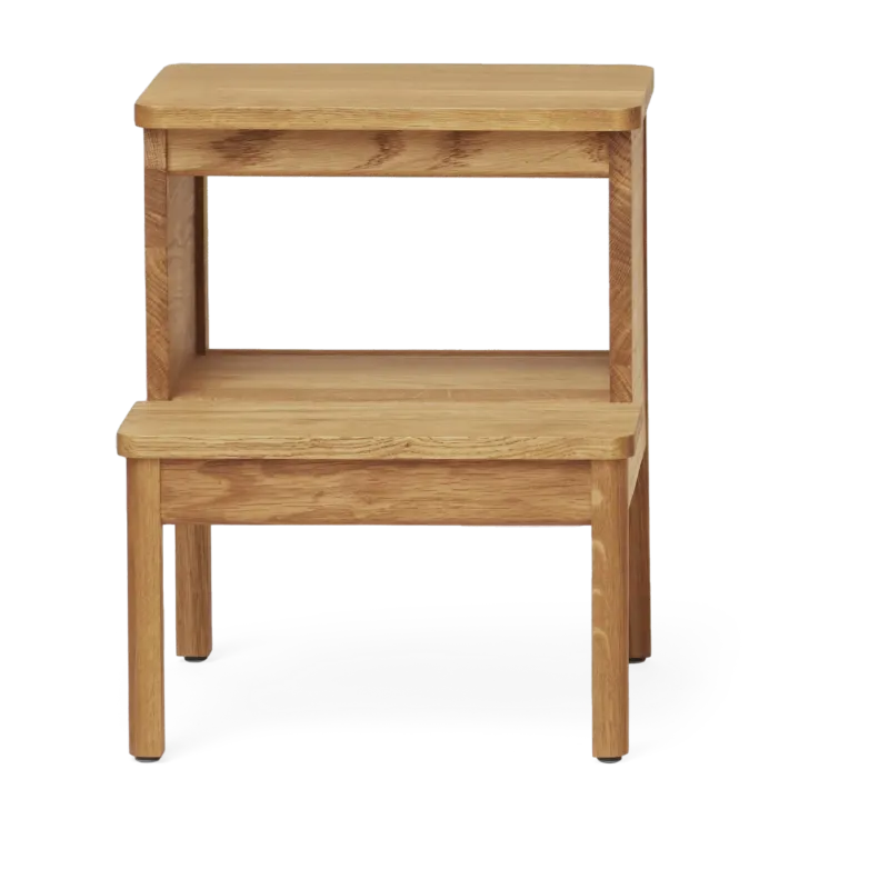 Tabouret en chêne massif naturel 45 cm A line - Form & Refine