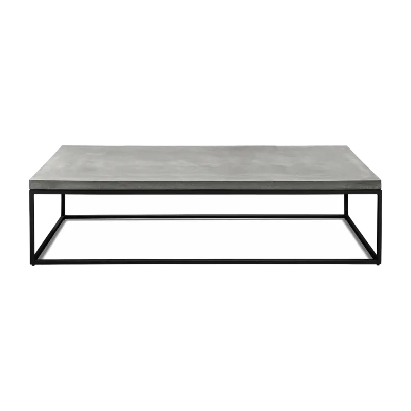 Table basse noire Perspective - Lyon Béton