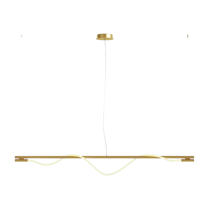 Suspension en aluminium doré 180 cm Tau - Maytoni
