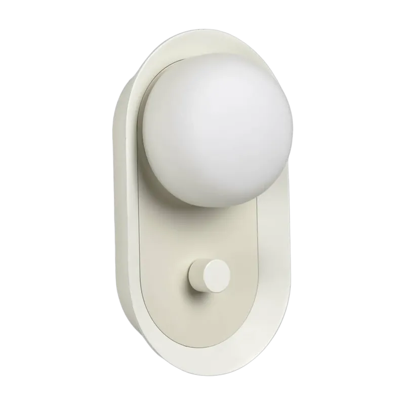 Applique murale en acier blanc 8 x 5 cm Maya - Faro Barcelona