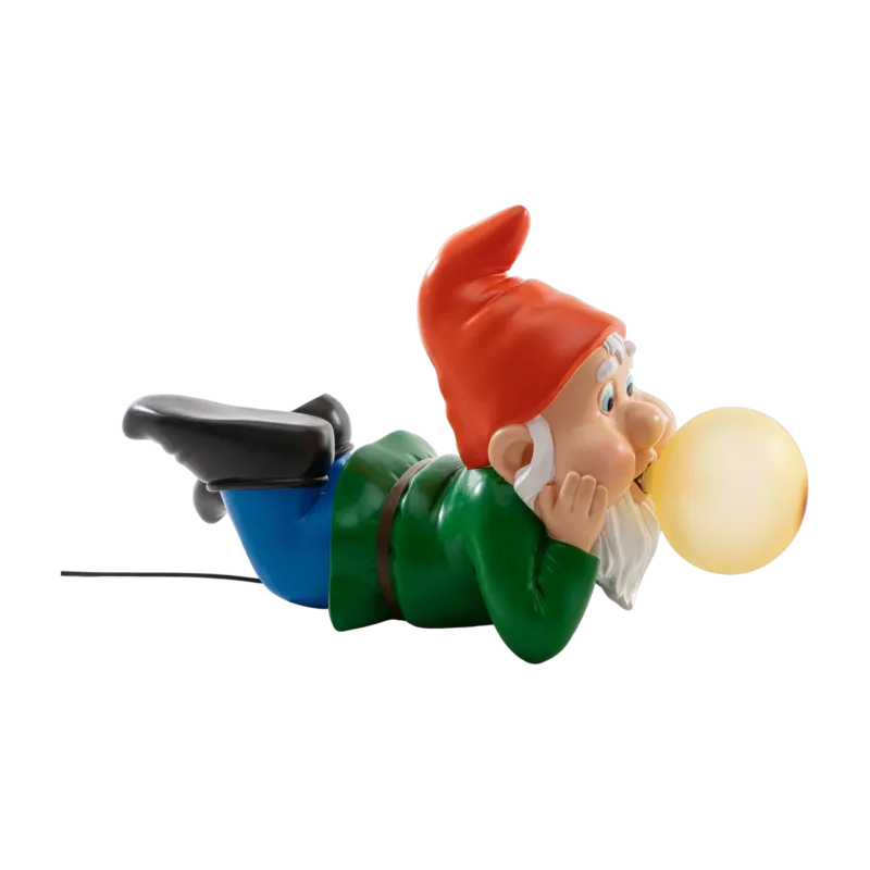 Lampe nain de jardin en résine 50 cm Dreaming Gummy - Seletti