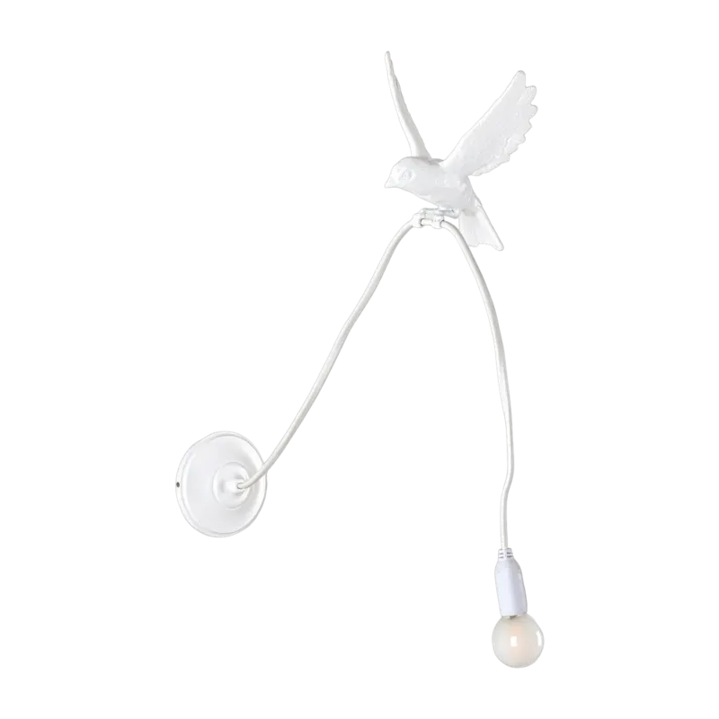 Applique murale en résine blanche Landing Sparrow - Seletti